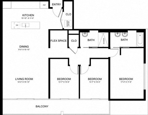 45 East 12th Street 2-3 Beds Apartment for Rent - Photo Gallery 49